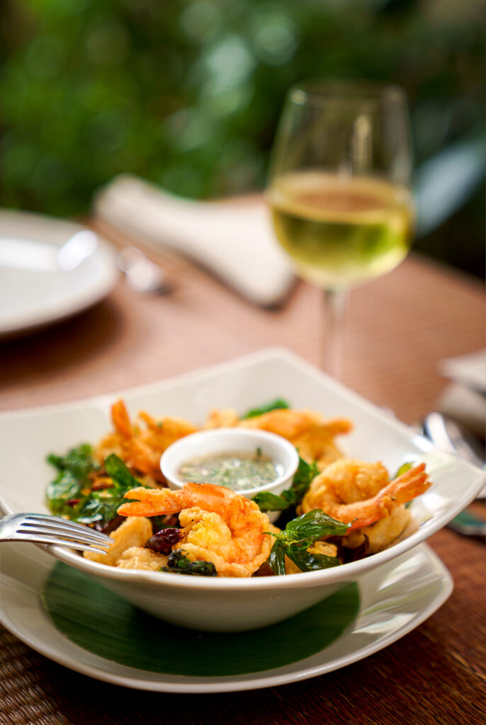 Food at recommended restaurant, Chanrey Tree, In Wat Bo in Siem Reap