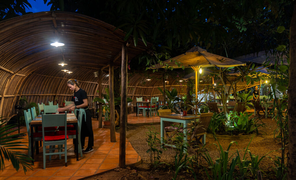 Atmosphere at recommended restaurant, Haven In Wat Damnak in Siem Reap