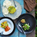 Food at recommended restaurant, Banlle, In Wat Bo in Siem Reap