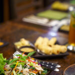 Food at recommended restaurant, Sugar Palm, In Wat Bo in Siem Reap