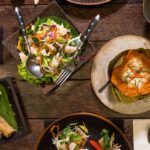 Food at recommended restaurant, Sugar Palm, In Wat Bo in Siem Reap