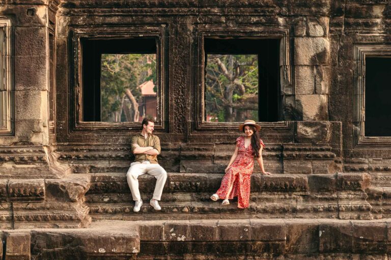 Angkor Wat couple on a Photoshoot