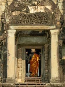 stone doorway at Angkor Wat