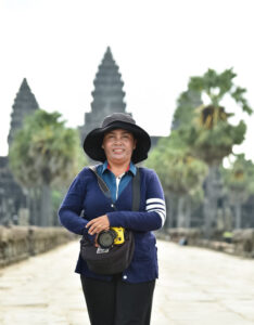 Local freelance photographer at Angkor Wat