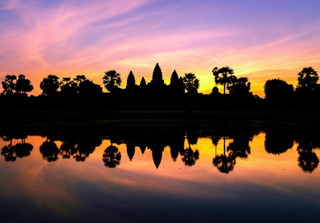 Angkor Wat Sunrise with reflection