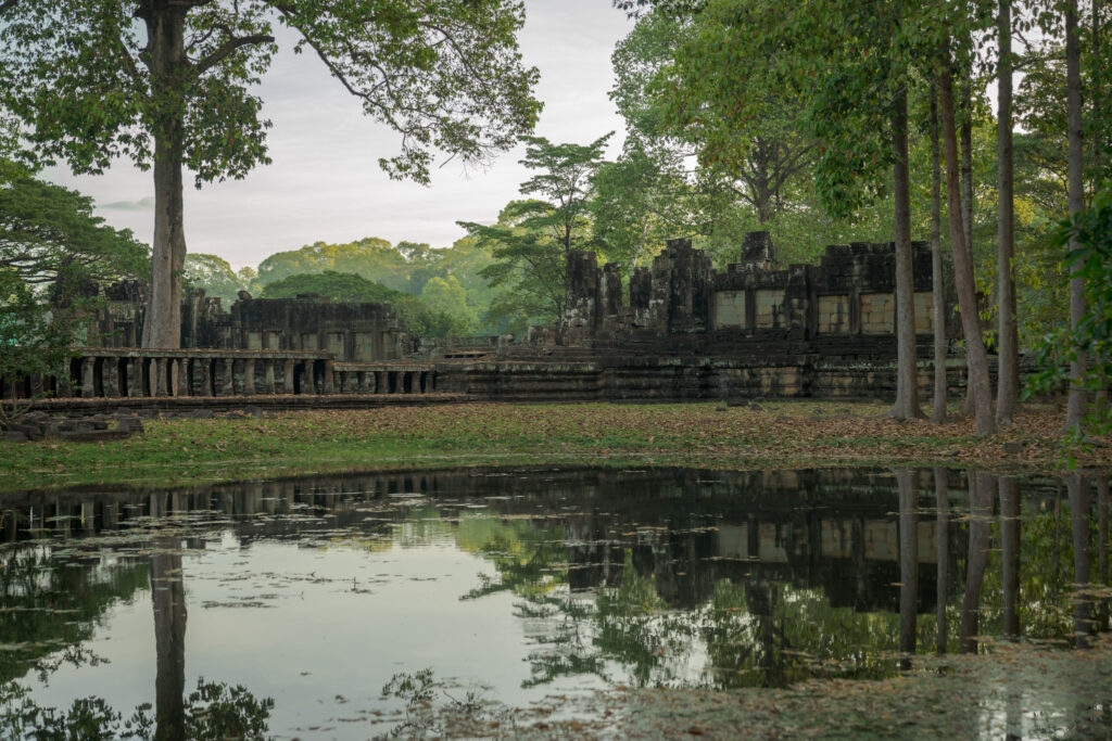 Baphuon Temple in rainy season