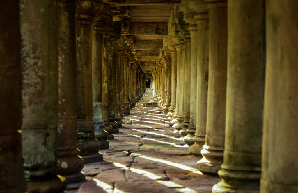 Underneath the main causeway at Baphuon temple