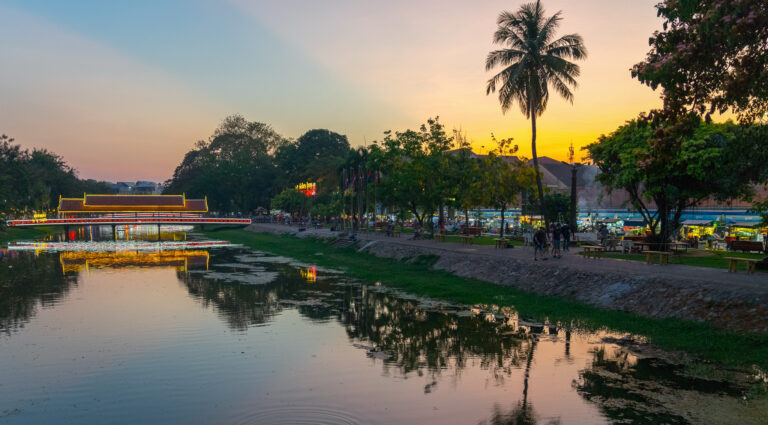 Siem Reap River near Pub Street area