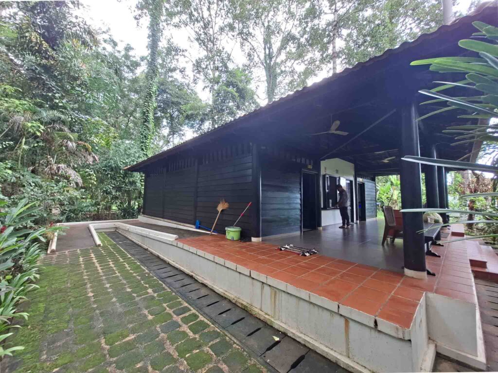 wheelchair ramp at restroom at angkor archeological park